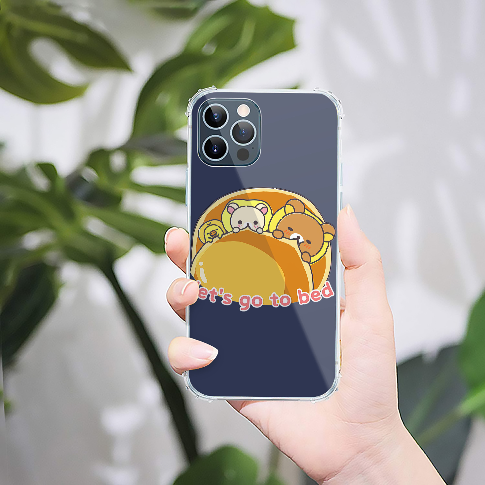 （画像用） リラックマ リラックマ キイロイトリ Rilakkuma Korilakkuma Kiiroitori 【iPhone 12シリーズ対応】透明スマホケース（クリアソフトケース）